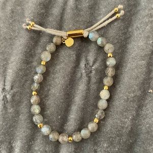 Gorjana Labradorite Gold Plated Bracelet